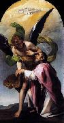 Cano, Alonso Saint John the Evangelist-s Vision of Jerusalem oil on canvas
